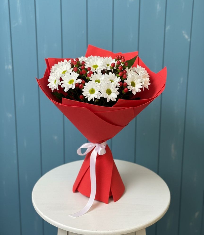 Букет цветов из: Хризантемы в Голиково