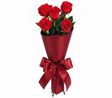 Букет 5 Красных роз Эдлесс Лав в Голиково