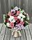 Букет цветов из: Альстромерии, Гвоздики, Розы и Хризантемы в Голиково
