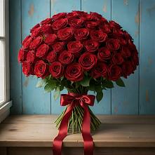 Букет Красные розы Блэк Меджик в Голиково