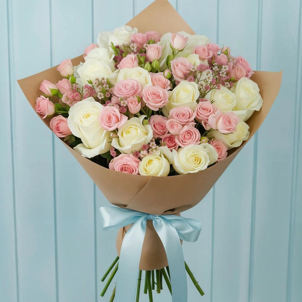 Букет цветов из: Розы в Голиково