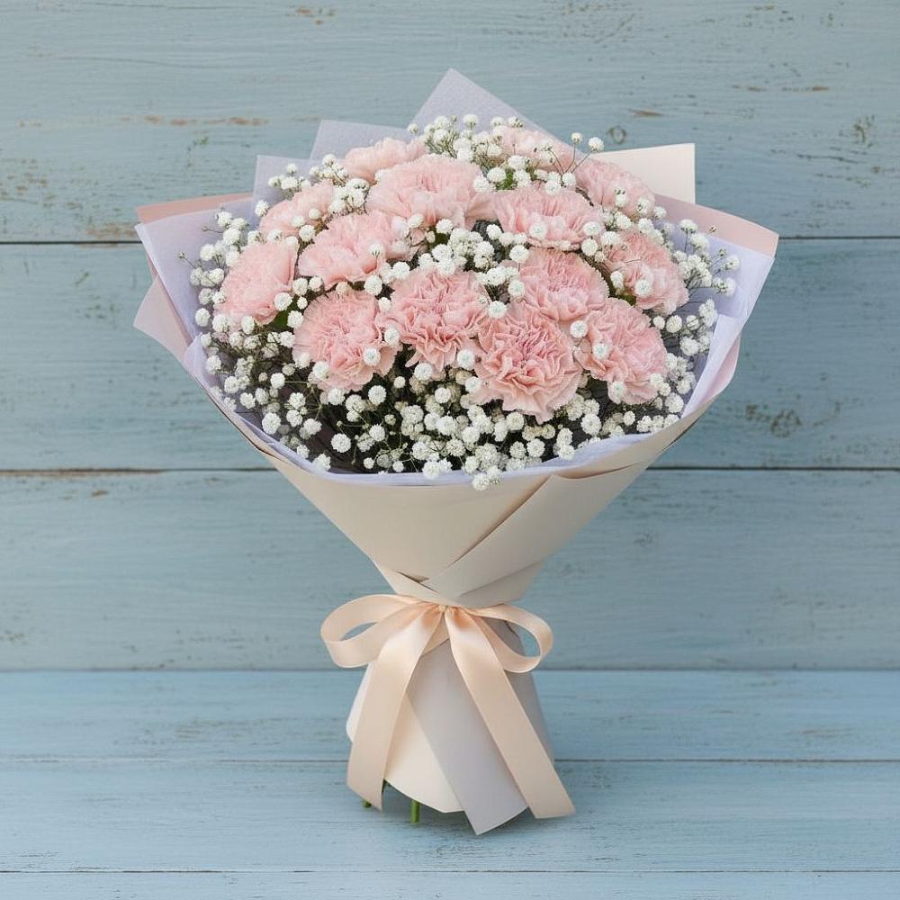 Букет цветов из: Гвоздики в Голиково