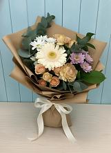 Букет цветов из:  Герберы и Хризантемы в Голиково