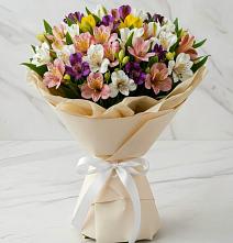 Букет цветов из:  Альстромерии в Голиково