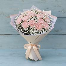Букет цветов из:  Гвоздики в Голиково