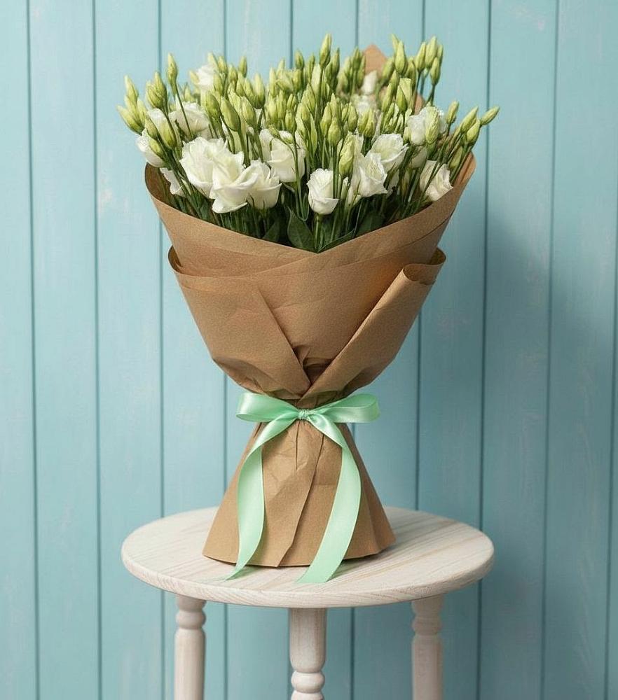 Букет цветов из: Лизиантусы в Голиково