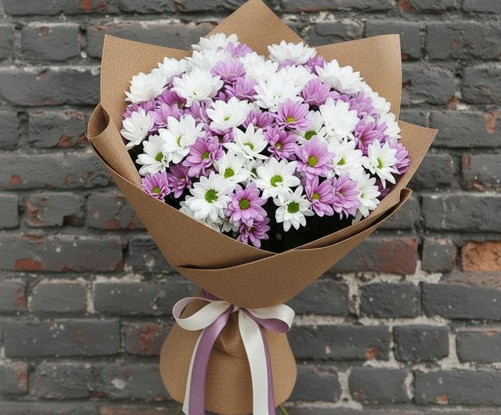 Букет цветов из: Хризантемы в Голиково