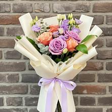 Букет цветов из:  Лизиантусы и Розы #REPLACE_PRED# Голиково