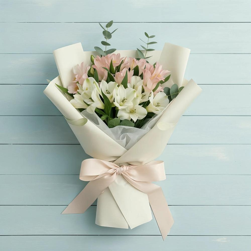 Букет цветов из: Альстромерии в Голиково