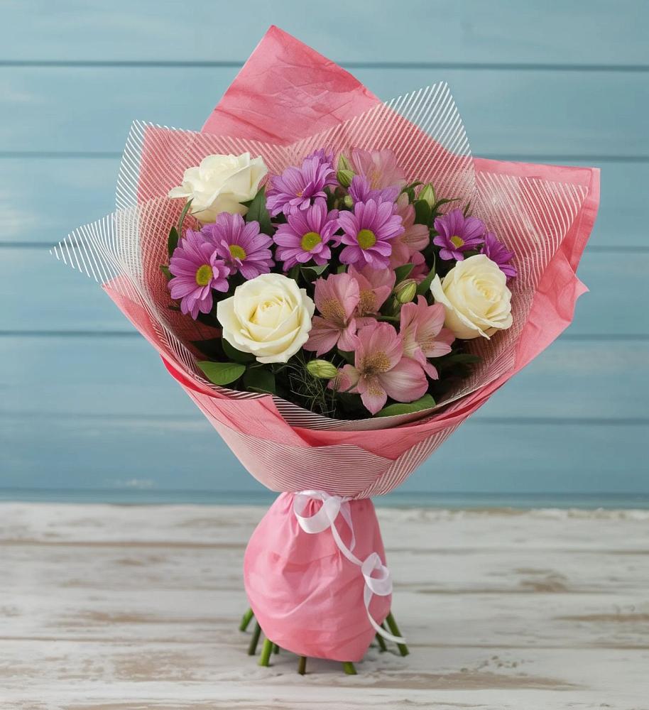 Букет цветов из: Герберы в Голиково