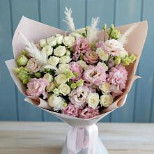Букет цветов из:  Альстромерии и Розы в Голиково